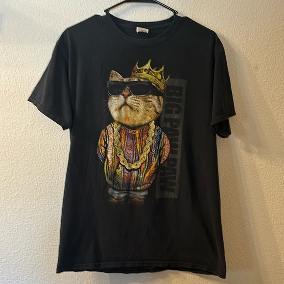 Big Paw Paw cat graphic tee size medium - Picture 1 of 5